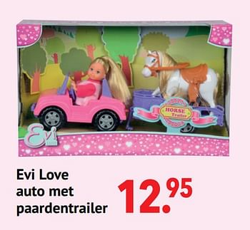 Aanbiedingen Evi love auto met paardentrailer - Evi love - Geldig van 11/10/2021 tot 06/12/2021 bij Multi Bazar