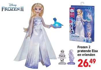 Aanbiedingen Frozen 2 pratende elsa en vrienden - Hasbro - Geldig van 11/10/2021 tot 06/12/2021 bij Multi Bazar