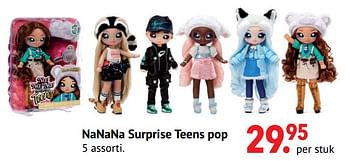 Aanbiedingen Nanana surprise teens pop - Na! Na! Na! Surprise - Geldig van 11/10/2021 tot 06/12/2021 bij Multi Bazar