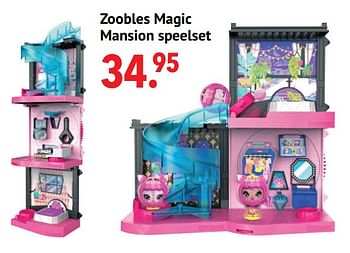 Aanbiedingen Zoobles magic mansion speelset - Zoobles - Geldig van 11/10/2021 tot 06/12/2021 bij Multi Bazar