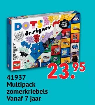 Aanbiedingen 41937 multipack zomerkriebels - Lego - Geldig van 11/10/2021 tot 06/12/2021 bij Multi Bazar