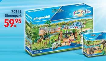 Aanbiedingen 70341 dierenpark - Playmobil - Geldig van 11/10/2021 tot 06/12/2021 bij Multi Bazar