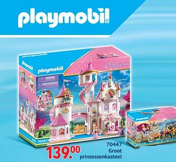 Aanbiedingen 70447 groot prinsessenkasteel - Playmobil - Geldig van 11/10/2021 tot 06/12/2021 bij Multi Bazar