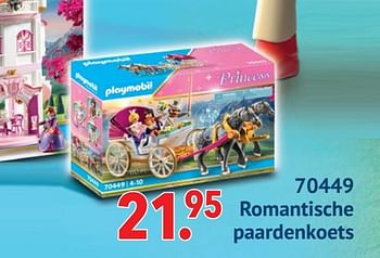 Aanbiedingen 70449 romantische paardenkoets - Playmobil - Geldig van 11/10/2021 tot 06/12/2021 bij Multi Bazar