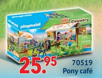 Aanbiedingen 70519 pony café - Playmobil - Geldig van 11/10/2021 tot 06/12/2021 bij Multi Bazar
