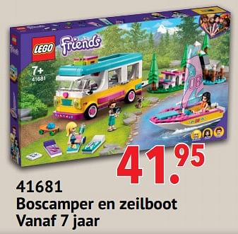 Aanbiedingen 41681 boscamper en zeilboot - Lego - Geldig van 11/10/2021 tot 06/12/2021 bij Multi Bazar