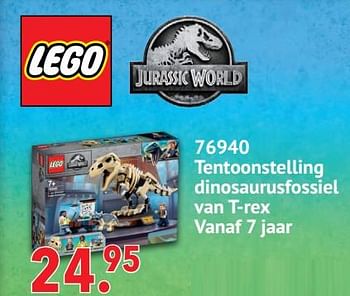 Aanbiedingen 76940 tentoonstelling dinosaurusfossiel van t-rex - Lego - Geldig van 11/10/2021 tot 06/12/2021 bij Multi Bazar