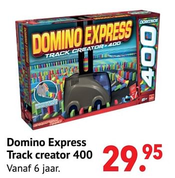 Aanbiedingen Domino express track creator 400 - Goliath - Geldig van 11/10/2021 tot 06/12/2021 bij Multi Bazar