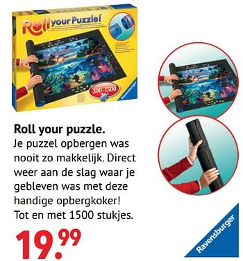 Aanbiedingen Roll your puzzle - Ravensburger - Geldig van 11/10/2021 tot 06/12/2021 bij Multi Bazar