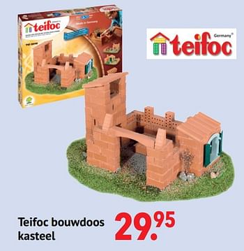 Aanbiedingen Teifoc bouwdoos kasteel - teifoc - Geldig van 11/10/2021 tot 06/12/2021 bij Multi Bazar