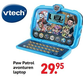 Aanbiedingen Paw patrol avonturen laptop - Vtech - Geldig van 11/10/2021 tot 06/12/2021 bij Multi Bazar