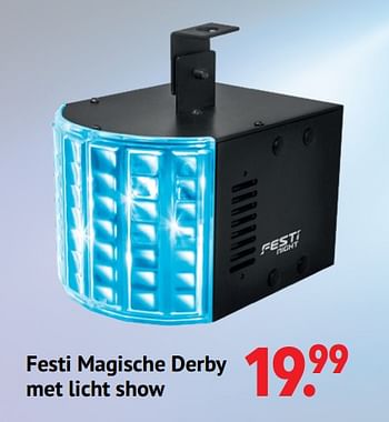 Aanbiedingen Festi magische derby met licht show - FestiSound - Geldig van 11/10/2021 tot 06/12/2021 bij Multi Bazar