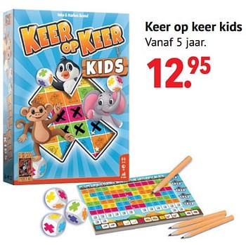 Aanbiedingen Keer op keer kids - 999games - Geldig van 11/10/2021 tot 06/12/2021 bij Multi Bazar