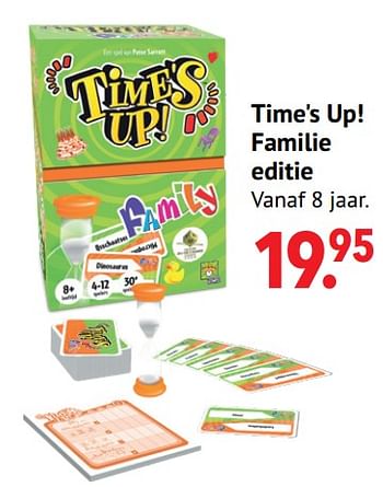 Aanbiedingen Time`s up! familie editie - Asmodee - Geldig van 11/10/2021 tot 06/12/2021 bij Multi Bazar