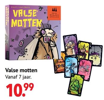 Aanbiedingen Valse motten - 999games - Geldig van 11/10/2021 tot 06/12/2021 bij Multi Bazar