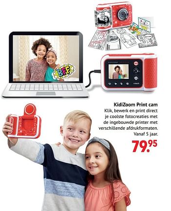 Aanbiedingen Vtech kidizoom print cam - Vtech - Geldig van 11/10/2021 tot 06/12/2021 bij Multi Bazar