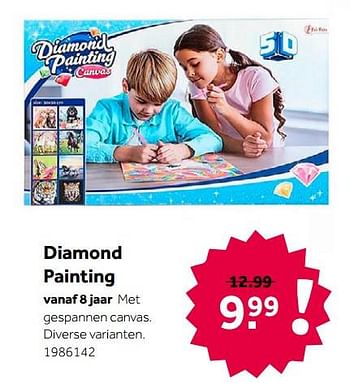 Aanbiedingen Diamond painting - Diamond Painting - Geldig van 02/10/2021 tot 05/12/2021 bij Intertoys