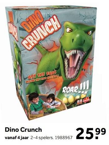 Aanbiedingen Dino crunch - Goliath - Geldig van 02/10/2021 tot 05/12/2021 bij Intertoys