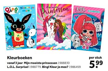 Aanbiedingen Kleurboeken mijn mooiste prinsessen - Huismerk - Intertoys - Geldig van 02/10/2021 tot 05/12/2021 bij Intertoys