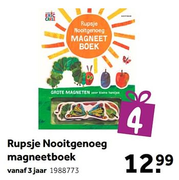 Aanbiedingen Rupsje nooitgenoeg magneetboek - Huismerk - Intertoys - Geldig van 02/10/2021 tot 05/12/2021 bij Intertoys