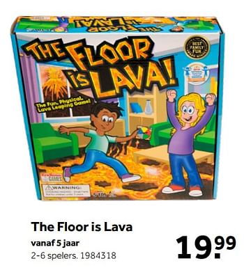 Aanbiedingen The floor is lava - Goliath - Geldig van 02/10/2021 tot 05/12/2021 bij Intertoys