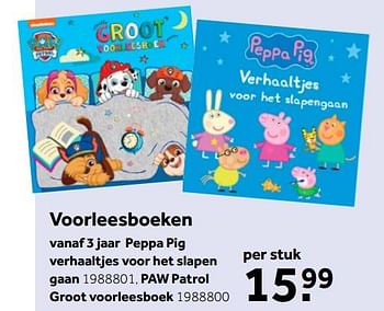 Aanbiedingen Voorleesboeken peppa pig verhaaltjes voor het slapen gaan - Huismerk - Intertoys - Geldig van 02/10/2021 tot 05/12/2021 bij Intertoys