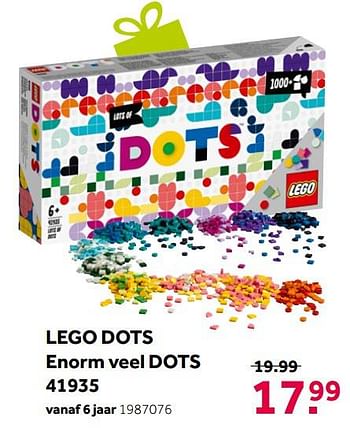 Aanbiedingen Lego dots enorm veel dots 41935 - Lego - Geldig van 02/10/2021 tot 05/12/2021 bij Intertoys