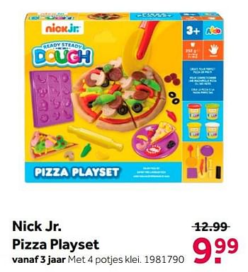 Aanbiedingen Nick jr. pizza playset - Nick Jr. - Geldig van 02/10/2021 tot 05/12/2021 bij Intertoys