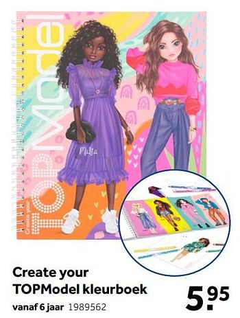 Aanbiedingen Create your topmodel kleurboek - Top Model - Geldig van 02/10/2021 tot 05/12/2021 bij Intertoys