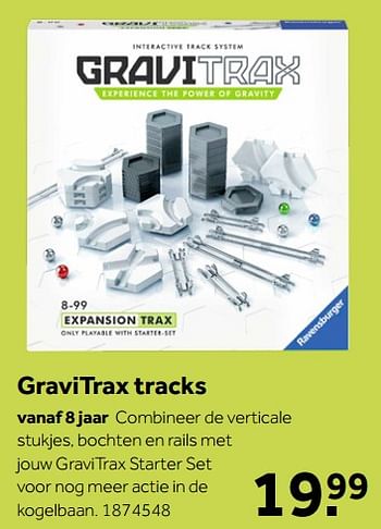 Aanbiedingen Gravitrax tracks - Ravensburger - Geldig van 02/10/2021 tot 05/12/2021 bij Intertoys