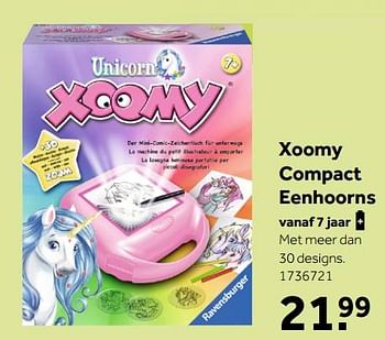 Aanbiedingen Xoomy compact eenhoorns - Ravensburger - Geldig van 02/10/2021 tot 05/12/2021 bij Intertoys