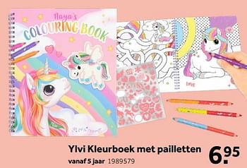 Aanbiedingen Ylvi kleurboek met pailletten - Ylvi en de Minimoomis - Geldig van 02/10/2021 tot 05/12/2021 bij Intertoys