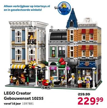 Aanbiedingen Lego creator gebouwenset 10255 - Lego - Geldig van 02/10/2021 tot 05/12/2021 bij Intertoys
