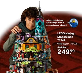 Aanbiedingen Lego ninjago stadstuinen 71741 - Lego - Geldig van 02/10/2021 tot 05/12/2021 bij Intertoys