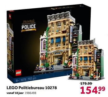 Aanbiedingen Lego politiebureau 10278 - Lego - Geldig van 02/10/2021 tot 05/12/2021 bij Intertoys