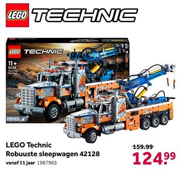 Aanbiedingen Lego technic robuuste sleepwagen 42128 - Lego - Geldig van 02/10/2021 tot 05/12/2021 bij Intertoys