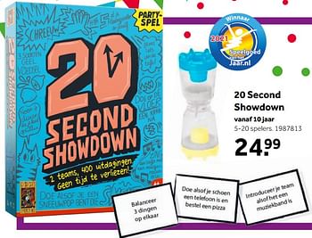 Aanbiedingen 20 second showdown - 999games - Geldig van 02/10/2021 tot 05/12/2021 bij Intertoys