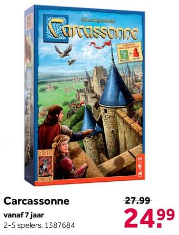 Aanbiedingen Carcassonne - 999games - Geldig van 02/10/2021 tot 05/12/2021 bij Intertoys