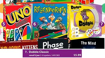 Aanbiedingen Dobble classic - Asmodee - Geldig van 02/10/2021 tot 05/12/2021 bij Intertoys