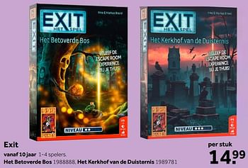 Aanbiedingen Exit het betoverde bos - 999games - Geldig van 02/10/2021 tot 05/12/2021 bij Intertoys