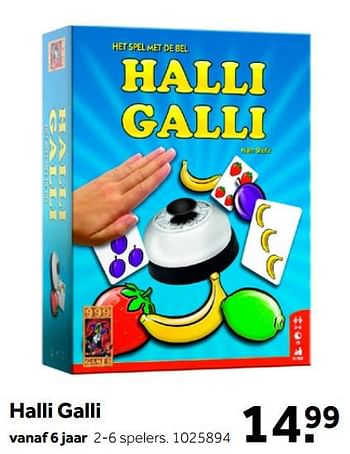 Aanbiedingen Halli galli - 999games - Geldig van 02/10/2021 tot 05/12/2021 bij Intertoys