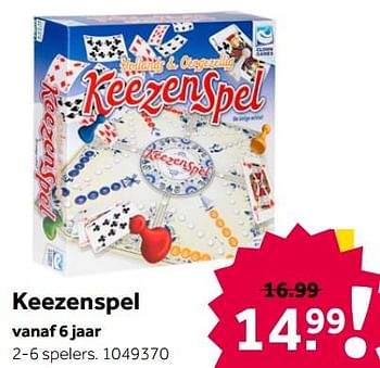 Aanbiedingen Keezenspel - Clown Games - Geldig van 02/10/2021 tot 05/12/2021 bij Intertoys