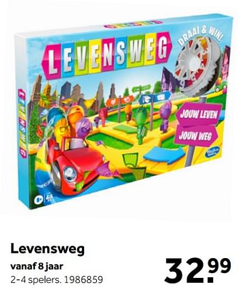 Aanbiedingen Levensweg - Hasbro - Geldig van 02/10/2021 tot 05/12/2021 bij Intertoys