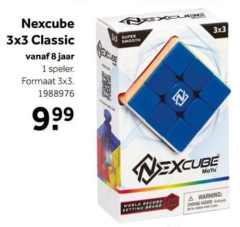 Aanbiedingen Nexcube 3x3 classic - Goliath - Geldig van 02/10/2021 tot 05/12/2021 bij Intertoys