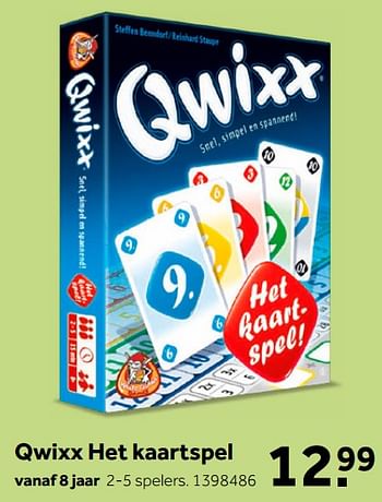 Aanbiedingen Qwixx het kaartspel - White Goblin Games - Geldig van 02/10/2021 tot 05/12/2021 bij Intertoys