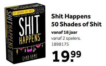 Aanbiedingen Shit happens 50 shades of shit - Goliath - Geldig van 02/10/2021 tot 05/12/2021 bij Intertoys