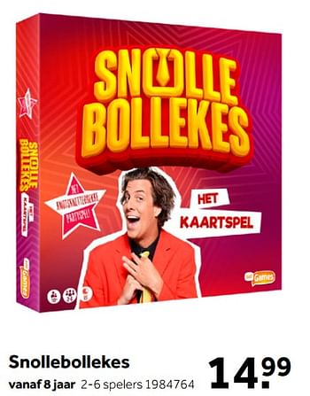 Aanbiedingen Snollebollekes - Just Games - Geldig van 02/10/2021 tot 05/12/2021 bij Intertoys