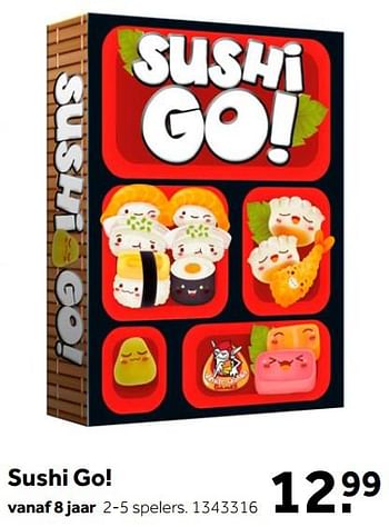 Aanbiedingen Sushi go! - White Goblin Games - Geldig van 02/10/2021 tot 05/12/2021 bij Intertoys