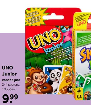 Aanbiedingen Uno junior - Mattel - Geldig van 02/10/2021 tot 05/12/2021 bij Intertoys