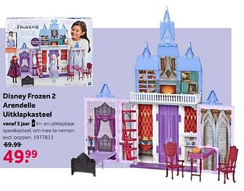 Aanbiedingen Disney frozen 2 arendelle uitklapkasteel - Disney  Frozen - Geldig van 02/10/2021 tot 05/12/2021 bij Intertoys